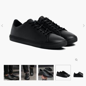 Thursday Black leather Men's Sneakers